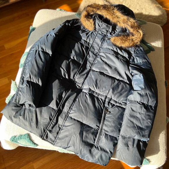 Andrew Marc Hooded down puffer Parka jacket - Picture 3 of 11